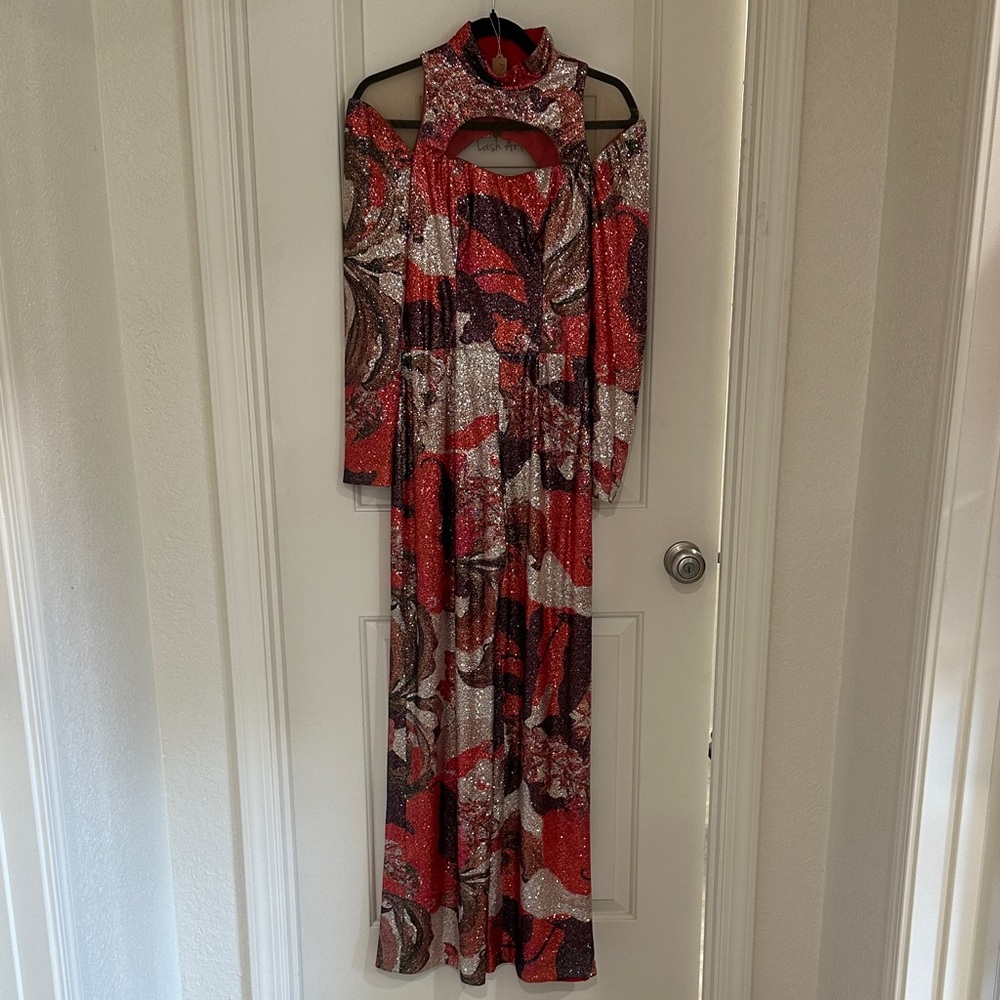 Elegant Long Sleeve Multicolor Women's Jumpsuit